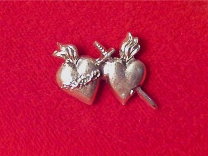 Sacred Heart of Jesus and Immaculate Heart of Mary Lapel Pin